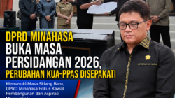 DPRD Minahasa Buka Masa Persidangan 1 2026, Perubahan KUA-PPAS Disepakati
