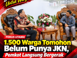 1.500 Warga Tomohon Belum Punya JKN, Pemkot Langsung Bergerak