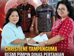 Christiene Tampanguma Resmi Pimpin Dinas Pertanian Minahasa