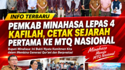 Pemkab Minahasa Lepas 4 Kafilah, Cetak Sejarah Pertama ke MTQ Nasional
