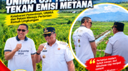 SAWAH MINAHASA JADI LABORATORIUM, UNIMA UJI TEKNOLOGI TEKAN EMISI METANA