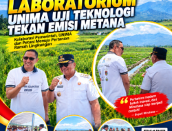 SAWAH MINAHASA JADI LABORATORIUM, UNIMA UJI TEKNOLOGI TEKAN EMISI METANA