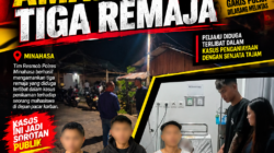 Mahasiswa Ditikam di Depan Pacar, Resmob Minahasa Amankan Tiga Remaja