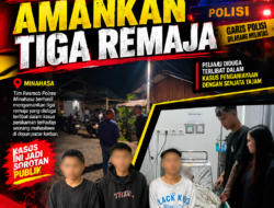 Mahasiswa Ditikam di Depan Pacar, Resmob Minahasa Amankan Tiga Remaja