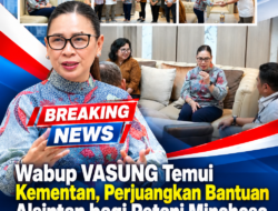 Wabup VASUNG Temui Kementan, Perjuangkan Bantuan Alsintan bagi Petani Minahasa