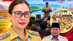 WAKILI BUPATI, WABUP MINAHASA HADIRI RAKORNAS TPAKD YANG DIBUKA PRESIDEN PRABOWO