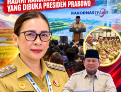 WAKILI BUPATI, WABUP MINAHASA HADIRI RAKORNAS TPAKD YANG DIBUKA PRESIDEN PRABOWO