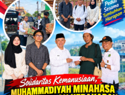 Solidaritas Kemanusiaan, Muhammadiyah Minahasa Bantu Korban Kebakaran Manado