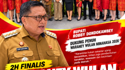 24 Finalis Waraney Wulan Minahasa 2026 Masuki Karantina, Bupati RD Beri Motivasi